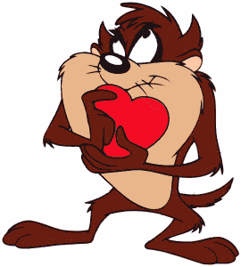 Taz Cartoon Love