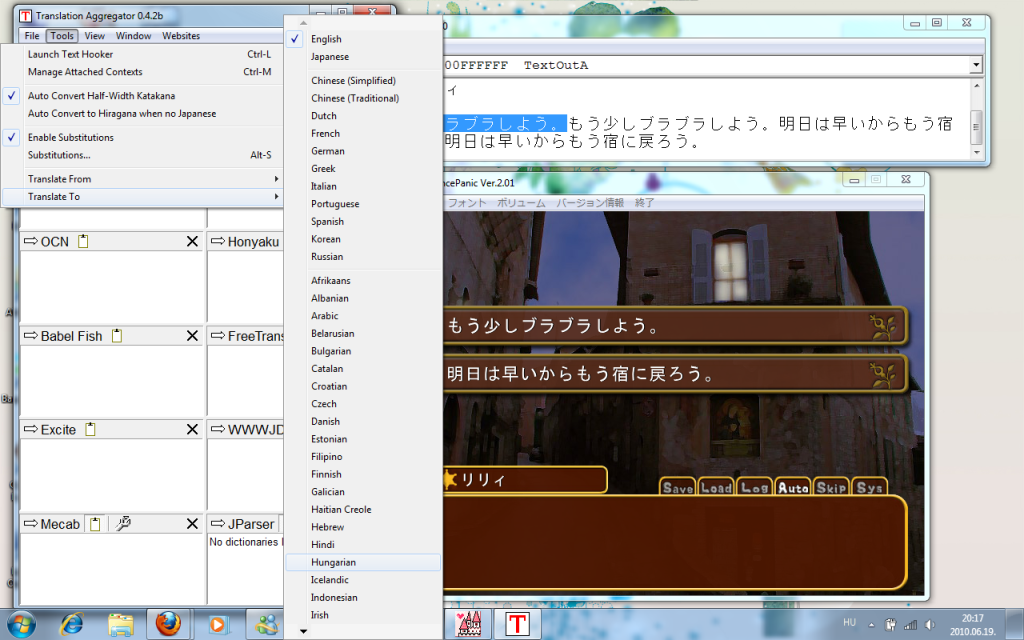 AGTH és Translation Aggregator használata OtomeHolic