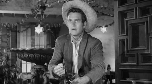 Paul Newman as the Kid.