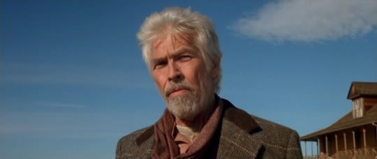 Showing how it should be done - James Coburn as Chisum in Young Guns II