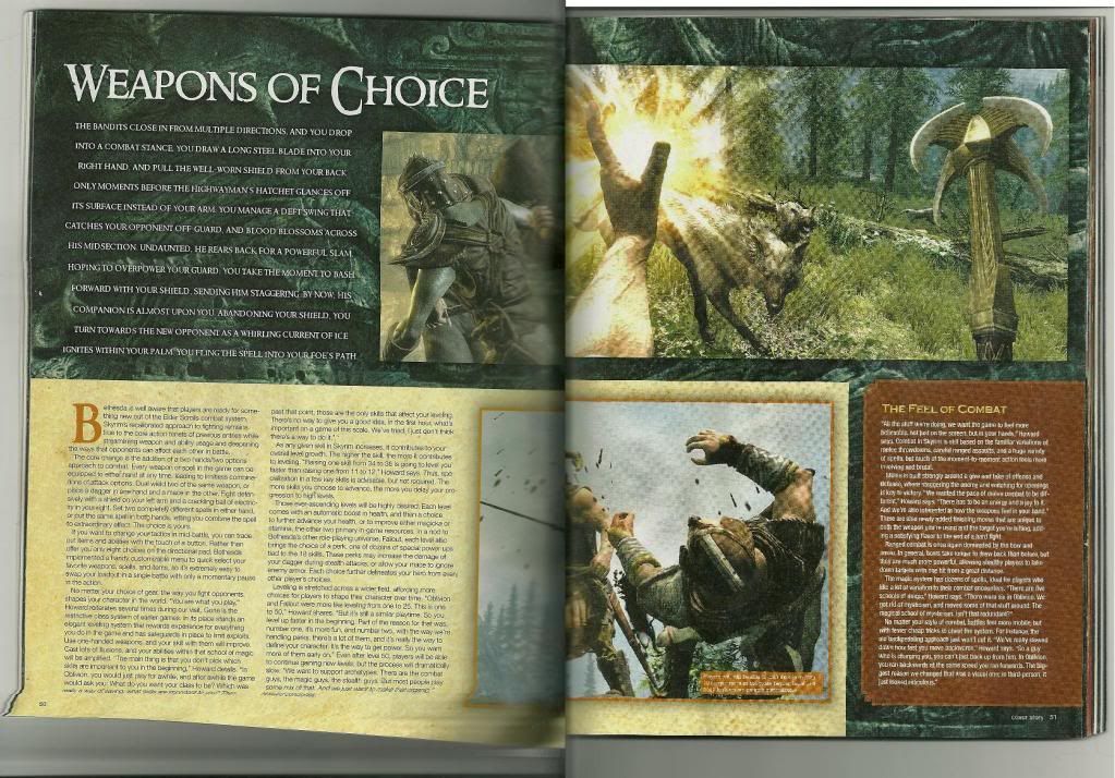A part of Gameinformer TESV