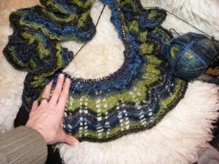 silk noro sampler shawl