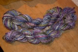 under spun blueberry patch navajo ply