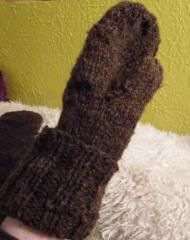 handspun mystery wool gloves