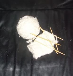 woolen single ply leicester mitten