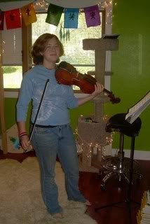 my sweet girl with her viola