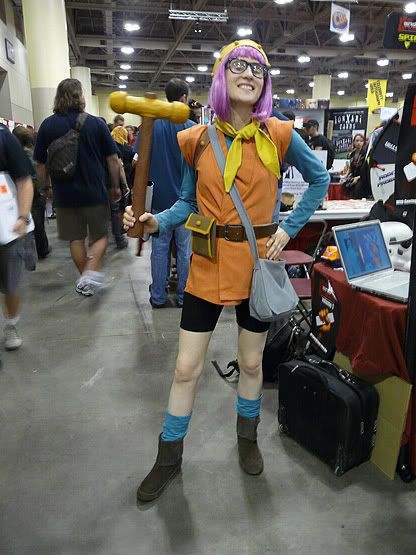 LUCCA FROM CHRONO TRIGGER! I got her this time! Her costume was awesome.