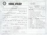 apology form