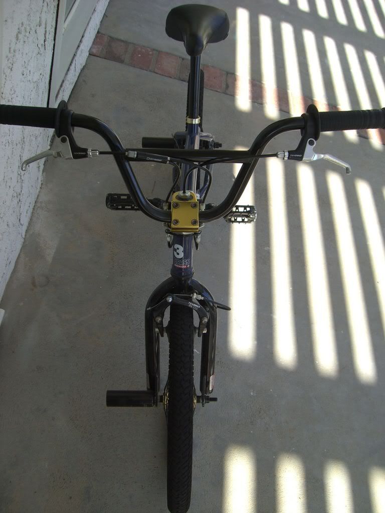 mosh brass bmx bike