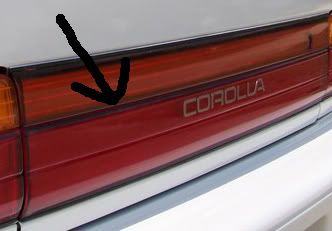 replace tail light 1997 toyota corolla #3