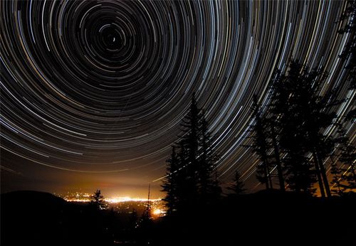 Star Trails Over Oregon 9 Sept