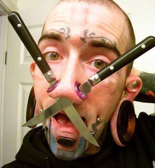 body piercings. 40 Extreme and Bizarre Body Piercings