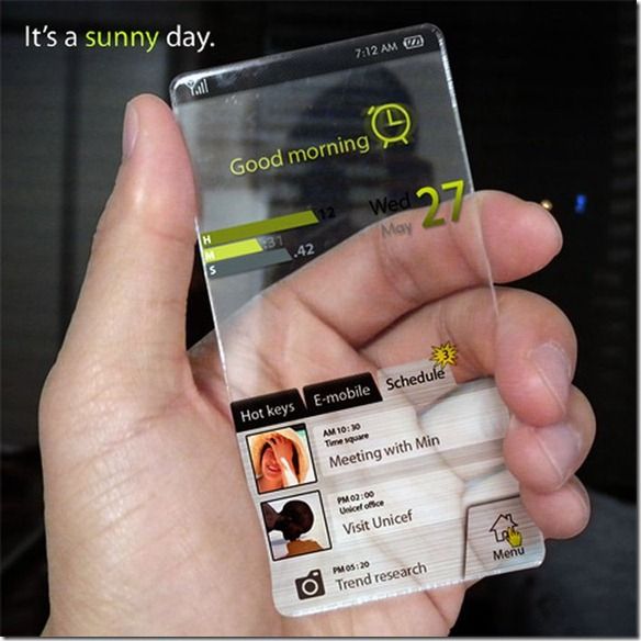 Amazing futuristic mobile phone concepts