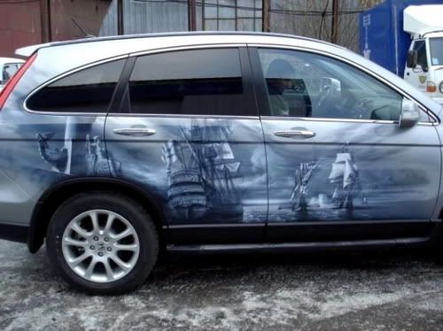 bizzare graffitti cars 18 Top 20 most bizarre graffiti cars