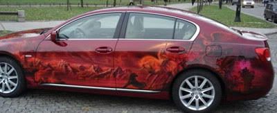 bizzare graffitti cars 21 Top 20 most bizarre graffiti cars