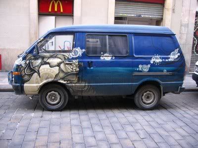bizzare graffitti cars 27 Top 20 most bizarre graffiti cars
