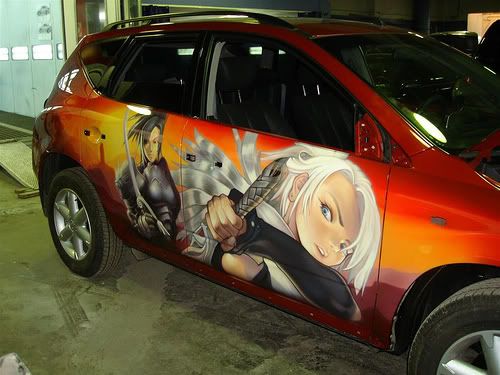 Anime manga cars