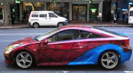 The Spiderman car