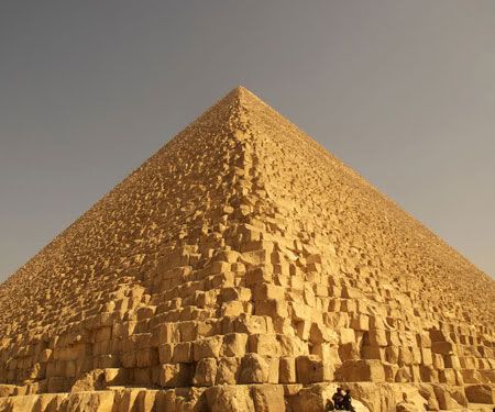 the pyramids