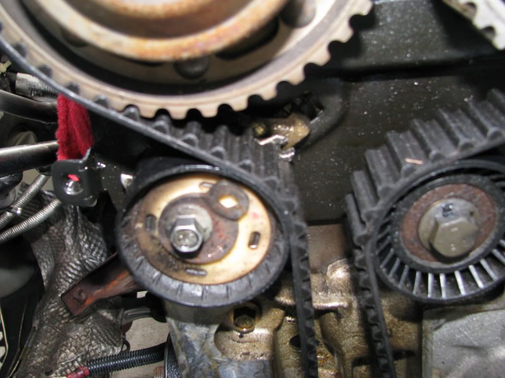 timing belt tensioner question with pic