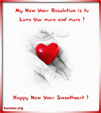 Sending Love On New Year Cards 