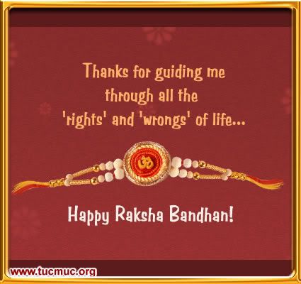 Rakhi Blessings Cards 