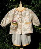A Wocket in My Pocket?  Why no! It's a Moondrop -- Jolly Smock and linen shorts size 2/3