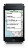 ViewRanger GPS on iPhone