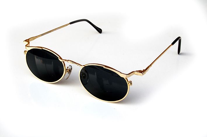 Round Oval Gold Metal Sunglasses Polarized Lenses Hi Tek Hi Tek Webstore 