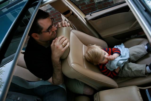 Two Boys in a Car