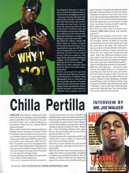CHILLA PERTILLA,EMAG,MURDER DOG,B.C.I.,GUN RULE,