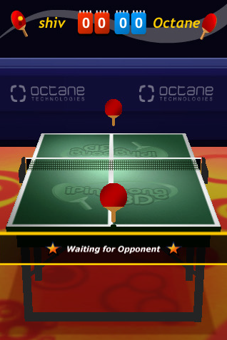 table tennis game. iPingPong 3D is a Table Tennis