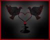 Vampire Valentine Animated Heart Doves