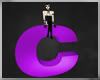 g3 Purple 3D Letter C