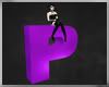 g3 Purple 3D Letter P