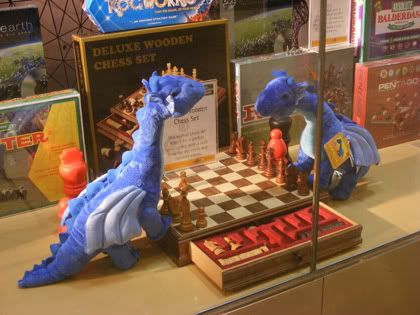 dragons playing chess