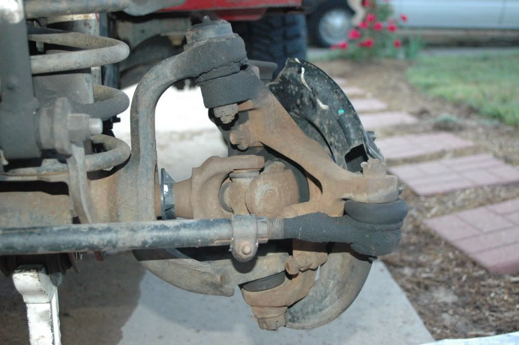Brake rotors grinding against the knuckle and brake dust shield Jeep