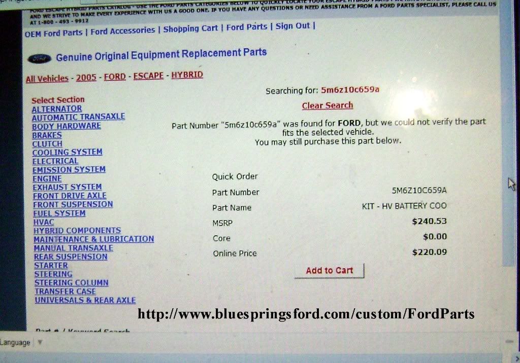 2008 Ford escape hybrid battery warranty #3