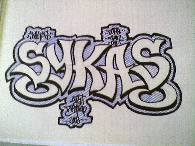 Sharpie Graffiti Letters