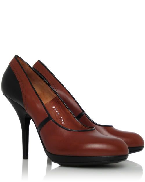 Brown high heels women formal shoes