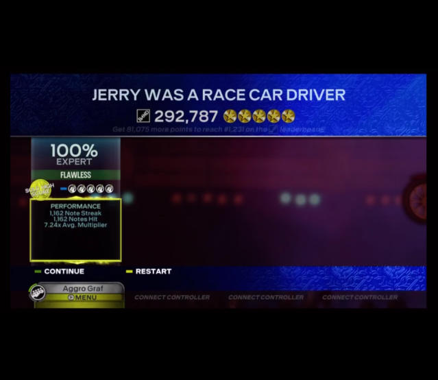 Jerry Was A Racecar Driver Tab 4 String