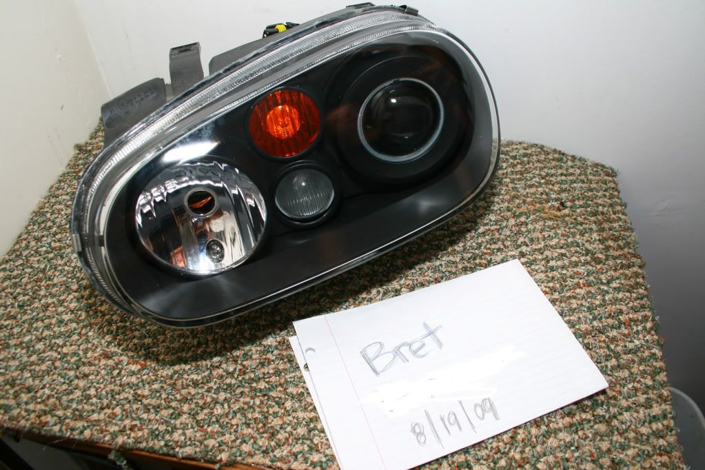 FS BrightIdea Retro headlights w lexan covers for GTI VW Vortex