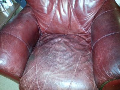 Leather chair in need of help conditioning not helping