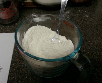 Dry Ingredients for SnickerDoodles