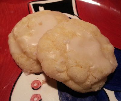 Lemon Crinkle Cookies with a Lemon Glaze