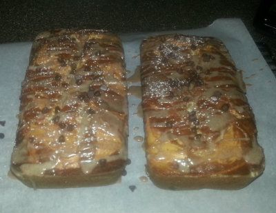 Pumpkin Cream Cheese Bread