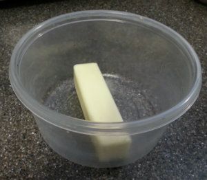 Salted Butter ready to be melted
