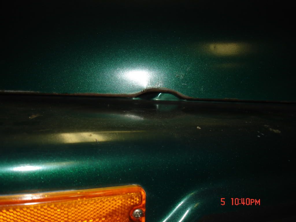 What is the gap on the hood/fender on driver's side CJ7? Jeep