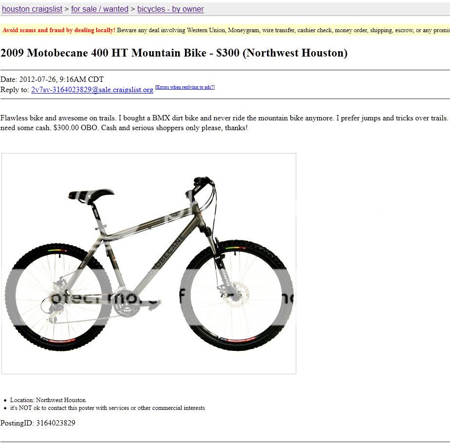 giant bike for sale craigslist