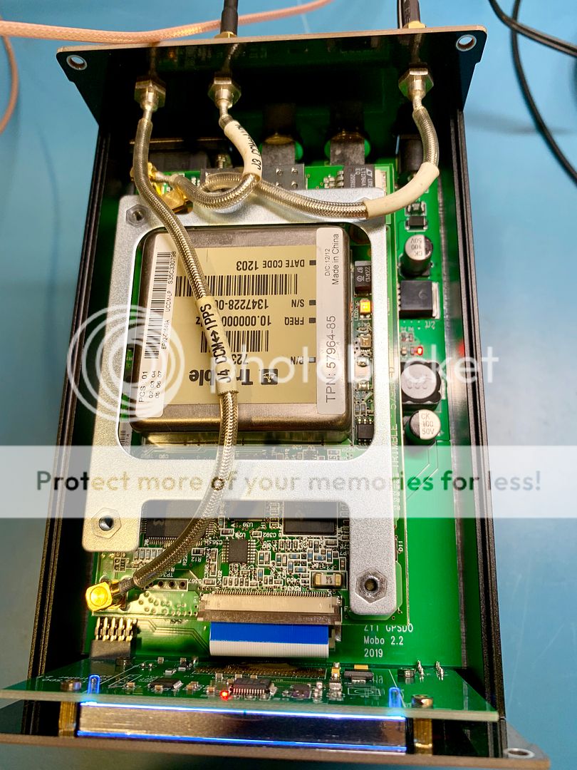 2019 Trimble LCD GPSDO 10MHz 1PPS OCXO GPS Disciplined Oscillator 